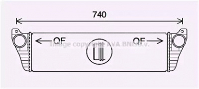 AVA QUALITY COOLING ms4690 -  Интеркулер